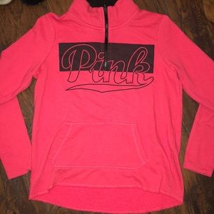 PINK Quarter-Zip - Size M